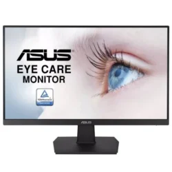 Asus VA247HE Monitor 23.8" LED FullHD 1080p 75Hz FreeSync - Respuesta 5ms - Angulo de Vision 178º - 16:9 - HDMI, VGA - VESA 100x100mm