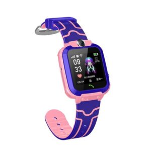 XO Smartwatch para Niños - Pantalla 1.44" - Camara Frontal - Correa de Silicona - Carga Magnetica - Color Rosa/Lila