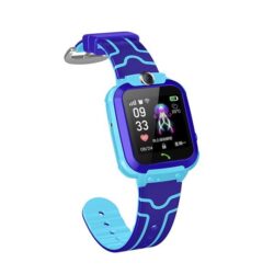XO Smartwatch para Niños - Pantalla 1.44" - Camara Frontal - Correa de Silicona - Carga Magnetica - Color Azul/Lila