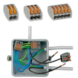 Connector Ràpid - 3 Entrades - PCT-212 per a Cable Elèctric