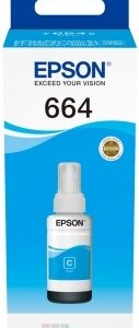 Epson T6642 Cyan - Botella de Tinta Original C13T664240