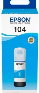 Epson 104 Cyan - Botella de Tinta Original C13T00P240