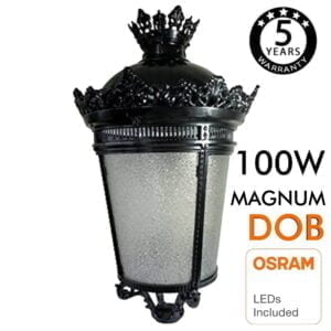 Fanal LED Palau Alumini Forjat Osram magnum DOB 100W