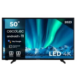 Cecotec A Series Televisor Smart TV 50" LED UHD 4K HDR10 - Dolby Vision - Dolby Atmos - WiFi, HDMI, USB, Ethernet - Chromecast Integrado - VESA 200x200mm