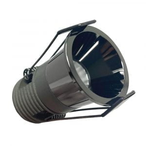 Empotrable LED 6W Negre Crom Bridgelux Xip - 40° - UGR11- CCT