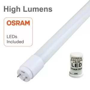 Tub LED 16W Cristall 120cm 300º - Alta Lluminositat - Osram Xip