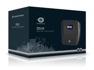 Conceptronic Zeus 2200VA 1320W UPS SAI - 2 Baterias de 12V/9Ah - 6 X Enchufes IEC