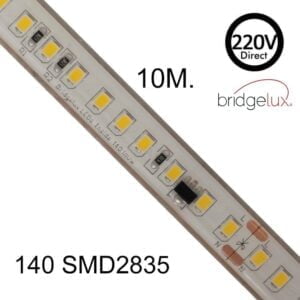 Tira LED 220V TALL A MIDA 140xLEDm 10m SMD2835 2566Lm-M 19W-M IP67 Tall 100cm